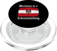 Divertente slogan umoristico austriaco Bledsinn è un Lebenseinstellung PopSockets PopGrip per MagSafe