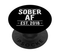 Divertente Sobriety AF Est 2018 Dire Sobriety Pride PopSockets PopGrip Adesivo