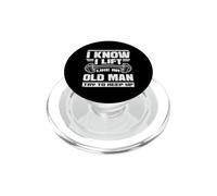 Divertente sollevamento come un vecchio sollevamento pesi palestra allenamento PopSockets PopGrip per MagSafe