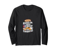 Divertente sollevato su Pane Cubano e croquetas dicendo Maglia a Manica