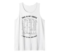 Divertente Sollevatore di Diagramma del Rack di Potere degli dei di Preghiera del Tempio della Palestra Canotta