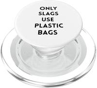 Divertente solo scorie utilizzare sacchetti di plastica scorie verde sostenibile PopSockets PopGrip per MagSafe
