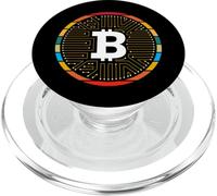 Divertente sono gay per Bitcoin LGBT HODL Btc Lover PopSockets PopGrip per MagSafe