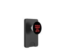 Divertente Sono Qui Per Buon Tempo Non Molto Tempo Dire Umorismo PopSockets PopWallet per MagSafe