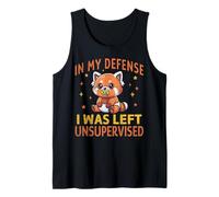 Divertente, Sono rimasto Senza supervisione, Simpatico Cucciolo di Panda Rosso Canotta