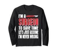 Divertente, sono un chirurgo per risparmiare tempo, supponiamo che sia presente Maglia a Manica