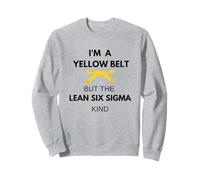Divertente, sono una cintura gialla ma sono del tipo Lean Six Sigma Felpa