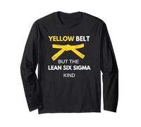 Divertente, Sono Una Cintura Gialla ma Sono del Tipo Lean Six Sigma Maglia a Manica