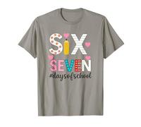 Divertente Sopravvissuto a Sei Sette Giorni di Scuola 67 Giorni di Scuola Maglietta
