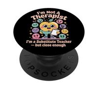 Divertente sostituto insegnante Kawaii PopSockets PopGrip Adesivo