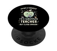 Divertente sostituto insegnante Kawaii PopSockets PopGrip Adesivo