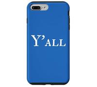 Divertente Southern dicendo Y'all frase testo grafico Custodia per iPhone 7 Plus/8 Plus