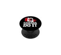 Divertente souvenir da viaggio con mappa del Canada, in acero PopSockets PopGrip Adesivo