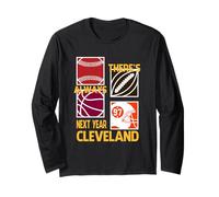 Divertente souvenir di Cleveland "There's Always Next Year" Maglia a Manica