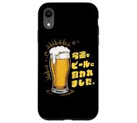Divertente souvenir giapponese Kanji Beer Saved Me Again This Week Custodia per iPhone XR