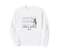 Divertente Souvenir Irlandese con Huffin e Puffin in Irlanda Felpa