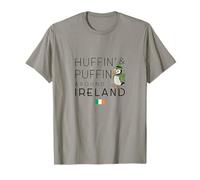 Divertente Souvenir Irlandese con Huffin e Puffin in Irlanda Maglietta
