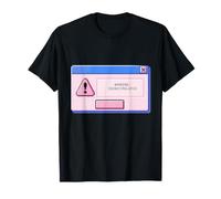 Divertente sovrastimolato Y2K Retro Computer Error Pop Up Maglietta