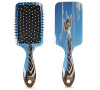 Divertente spazzola per capelli zebra carina zebra bagnato asciutto cuscino d'aria spazzola per capelli districante in plastica spazzola per capelli per bambini adulti ritorno a scuola regalo donne