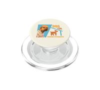 Divertente specialista di coperture per cani con elmetto duro operaio edile PopSockets PopGrip per MagSafe