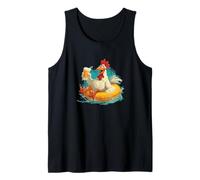 Divertente Spiaggia Birra con Pollo in Piscina Anello Costume Canotta