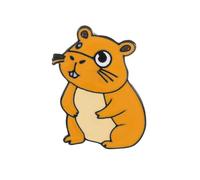 Divertente spilla a forma di capibara in lega robusta per personalizzare i tuoi accessori, Misura unica, come descritto