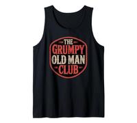 Divertente Spilla da Uomo con Scritta The Grumpy Old Man Club Canotta
