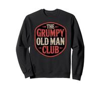 Divertente Spilla da Uomo con Scritta The Grumpy Old Man Club Felpa