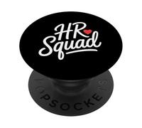 Divertente squadra risorse umane dicendo con donne ufficio cuore PopSockets PopGrip Adesivo