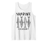 Divertente Stagione della sardina Amante dei Frutti di Mare Pesca sull'oceano Costiera Canotta