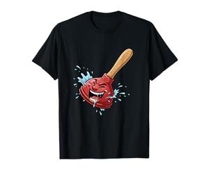 Divertente stantuffo Ridere Idraulico Bagno Umorismo Maglietta