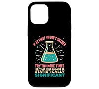 Divertente Statistica Scienza Giochi di parole per uomini donne Chimica Custodia per iPhone 12/12 Pro