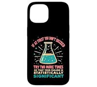 Divertente Statistica Scienza Giochi di parole per uomini donne Chimica Custodia per iPhone 15