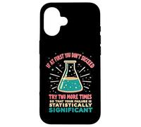 Divertente Statistica Scienza Giochi di parole per uomini donne Chimica Custodia per iPhone 16