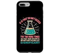 Divertente Statistica Scienza Giochi di parole per uomini donne Chimica Custodia per iPhone 7 Plus/8 Plus