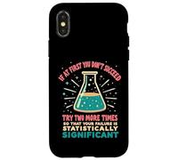 Divertente Statistica Scienza Giochi di parole per uomini donne Chimica Custodia per iPhone X/XS