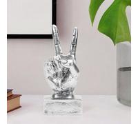 Divertente statua del gesto della mano Decorazione da tavolo per il balcone