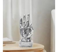 Divertente statua del gesto della mano Decorazione da tavolo per il balcone