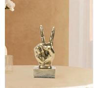 Divertente statua del gesto della mano Decorazione da tavolo per il balcone