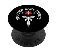 Divertente stetoscopio per la cura delle ferite, per infermieri, giorno e settimana dell'infermiera PopSockets PopGrip Adesivo
