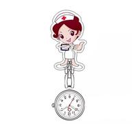 Divertente stile cartone animato per infermiere infermiere orologio da petto infermiera amuleto cartone animato orologio professionale infermiere infermiere infermiere, Infermiera Devota, フリーサイズ