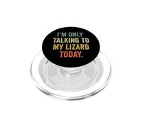 Divertente sto parlando solo con la mia lucertola oggi PopSockets PopGrip per MagSafe