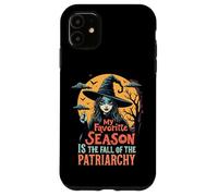 Divertente strega femminista La mia stagione preferita Halloween liberale Custodia per iPhone 11