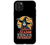 Divertente strega femminista La mia stagione preferita Halloween liberale Custodia per iPhone 11 Pro Max