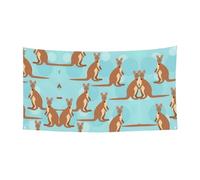 Divertente striscione da appendere per feste di Halloween con stampa di canguro e zoo, confezione da 1, ideale per feste di Halloween e Natale