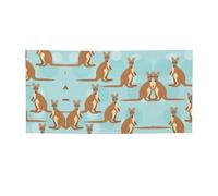 Divertente striscione per feste con stampa di canguro e zoo, decorazioni per tutte le occasioni, per il Ringraziamento, feste di compleanno e molto altro ancora