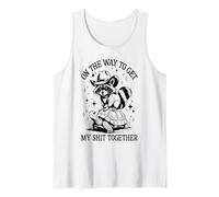 Divertente sulla mia Strada per Ottenere la mia Merda Insieme Tartaruga & Racoon Canotta