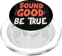 Divertente suono troppo bello per essere vero discorso costume PopSockets PopGrip per MagSafe