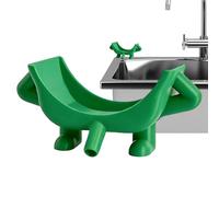 Divertente supporto per lo scarico della pipì, supporto per spugna da cucina con drenaggio, contenitore per asciugatura e portasapone, per il piano di lavoro della cucina del bagno 'appartamento