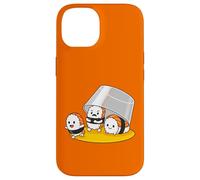 Divertente Sushi Fuga Cartoon Kawaii Giapponese Food Art Custodia per iPhone 14